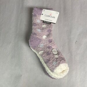 New Cuddl Duds Socks Women’s 3 Pair Soft Fuzzy Cozy Plush Lounge Socks Casual